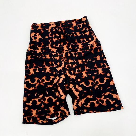 Beach Riot Leopard High Waisted Biker Shorts